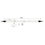 Tira LED 5 mts Flexible 72W 300 Led SMD 3535 IP20 ancho 6mm RGB, Serie Profesional Tira LED 5 mts Flexible 72W 300 Led SMD 3535 IP20 ancho 6mm RGB, Serie Profesional